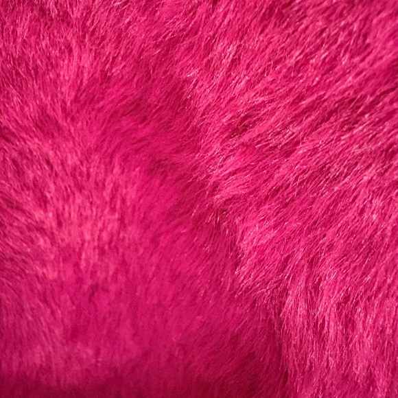 Rachel Zoe Fuzzy Pink Sleeveless Sweater Sz M - Picture 7 of 14